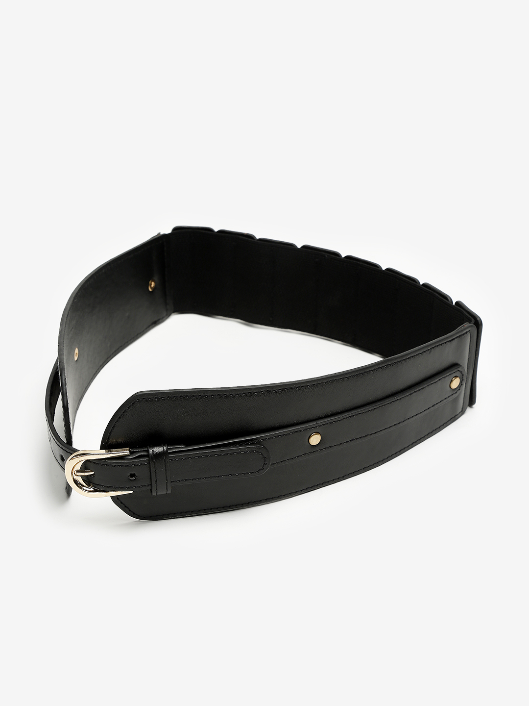 YouBella Jewellery Celebrity Inspired Adjustable Kamarband Waist Belt for Women/Girls (YB_Belt_7) (Black)